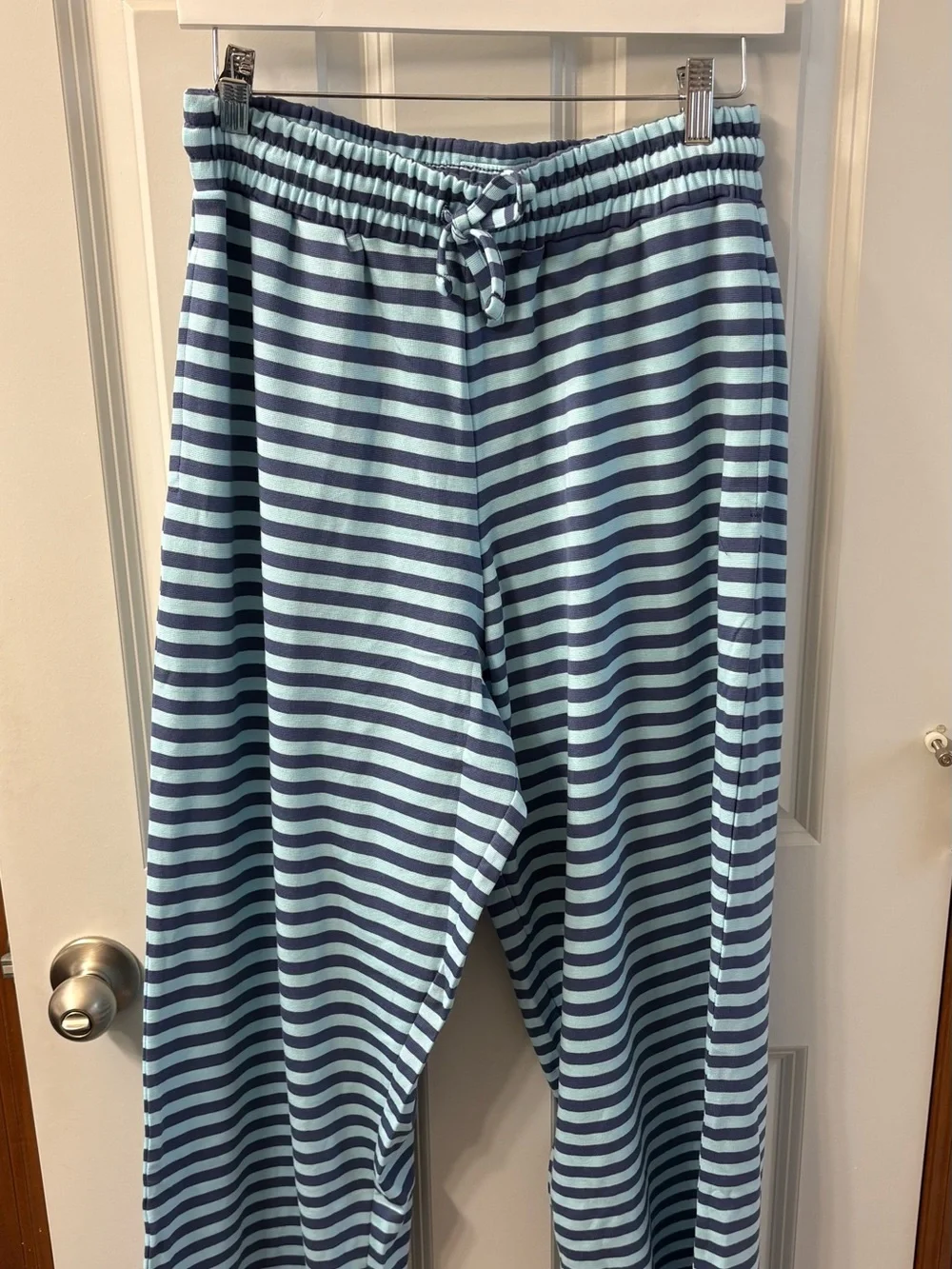 New! Daily Drills Stripe Cotton Pants - Picture 1 of 5